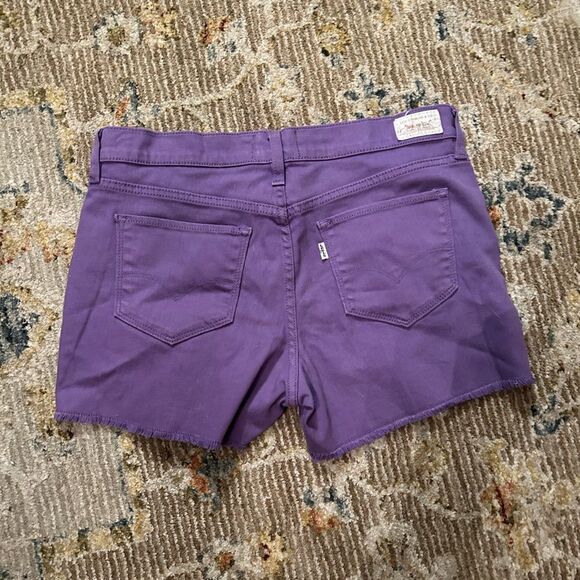 Vintage Levi's Purple Jean Shorts - Picture 4 of 5